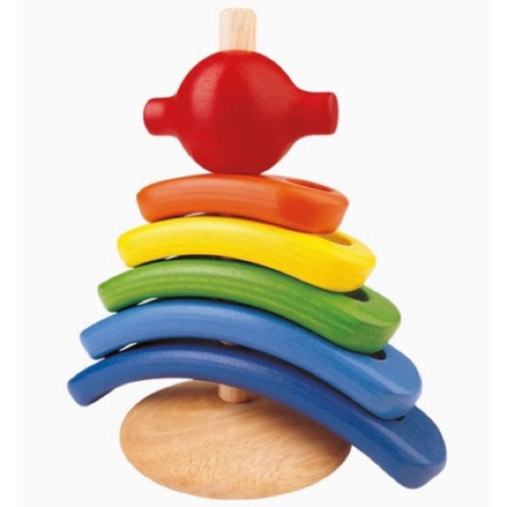 Plan Toys Wooden Fun Stacker, Like New with Box